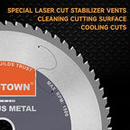 TWIN-TOWN 14-Inch 66 Teeth Dry Cut Mlid Steel and Ferrous Metal Cermet Saw Blade with 1-Inch Arbor