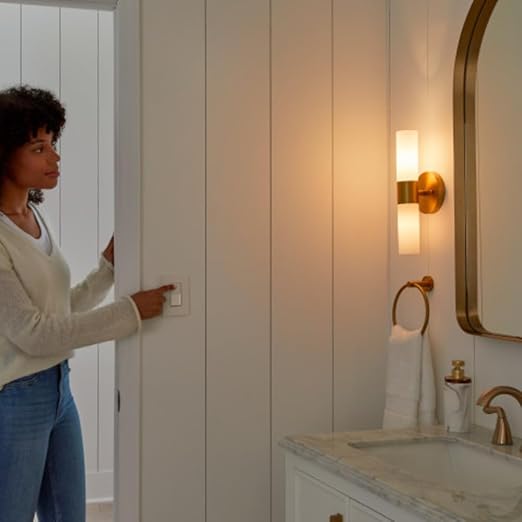 Lutron Sunnata Touch Dimmer Light Switch, LED+ Advanced Technology for LED and Incandescent, 3 Way/Multi Location, STCL-153M-IV, Ivory