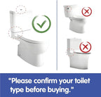 2-Inch Dual Flush Valve Repair Kit for 2-Piece Toilets, Top Push Toilet Repair Kit, Inside Tank Dual Flush Valve Replacement Kit, Includes Valve, Button, Gasket, Bolt