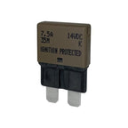 Auto Reset ATC/ATO 7.5 Amp Circuit Breaker Fuse for Automotive Marine RV Car Truck Audio Battery Protection Automatic Reset | Low Profile (7.5A, 3 Pack)