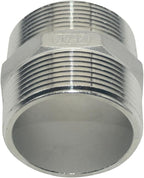 1/8" ~3" NPT Male Threaded Hex Nipple,Stainless Steel 304 Quick Coupler Pipe Fitting (2.5")