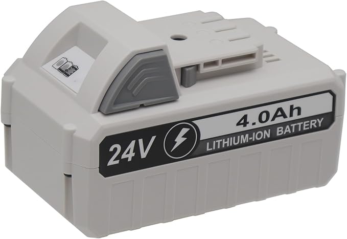 Replacement 4.0Ah 24V Lithium Battery for Snow Jo Sun Jo 24V Series Cordless Power Tools, Compatible with Snow Jo 24VBAT-LTX 24VBAT-LTW 24VBAT-LTE 24VBAT 24V-X2-SB18 24VBAT-XR