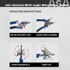 ASA TOOL GBK-84 Black Gold Power-Assisted Raceway Cutter – Effortless Cutting for Tough Jobs