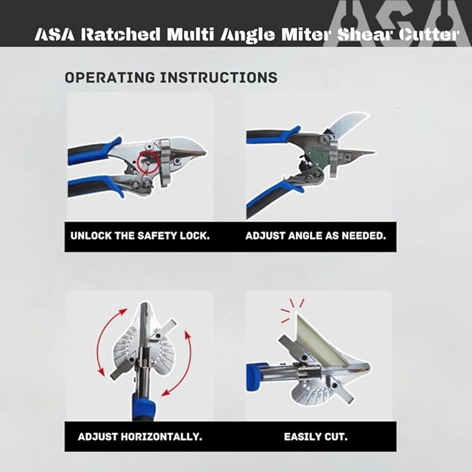 ASA TOOL GBK-84 Black Gold Power-Assisted Raceway Cutter – Effortless Cutting for Tough Jobs