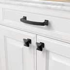 Asidrama 30 Pack 4 Inch(102mm) Hole Centers Kitchen Cabinet Handles, Matte Black Cabinet Pulls Kitchen Cabinet Hardware for Cupboard Drawer Pulls Dresser Handles