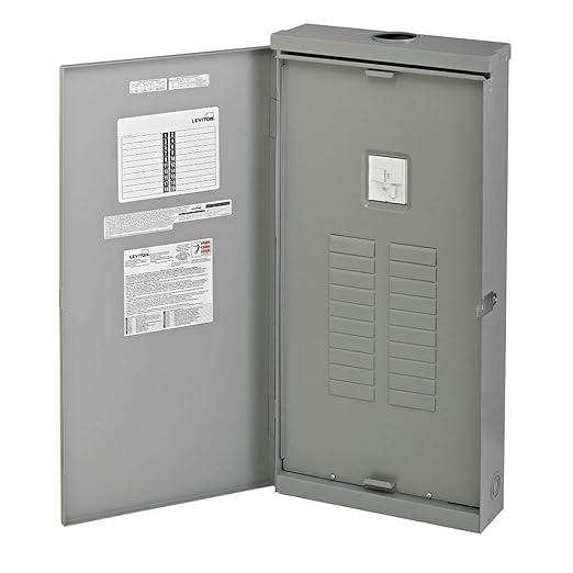 Leviton 20 Space Outdoor Load Center with 125A Main Circuit Breaker, LR212-BDD