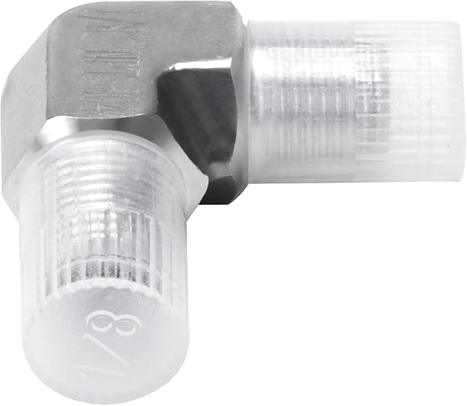 90 Degree Street Elbow - 1/8" NPT Male to 1/8" NPT Male Stainless Steel 304 Heavy Duty Forged Barstock Street Elbow Adapter Pipe Fitting (pack of 5)