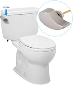 Hibbent 2 Pack Toilet Handle Replacement Compatible with TOTOTHU004-CP Trip Lvr for ST701, CST854, Side Mount Toilet Flush Handle, Tank Flush Lever, Brushed Nickel