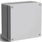 Kanayu Junction Box (6'' x 6'' x 3'') Electrical Conduit Box Waterproof IP65 Water Resistant ABS Plastic Dustproof Enclosure Protect Conduits Fitting Universal for Outdoor Electric Project Gray White