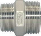 1-1/2" x 1-1/4" Male Threaded Reducing Nipple Fitting/Adapter,Stainless Steel SS304 NPT Pipe Hex Reducer