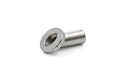 Cable Railing Stainless Steel 45-Degree Protector Sleeves for Wood Posts for 1/8" or 5/32" Cables (Lot of 10)