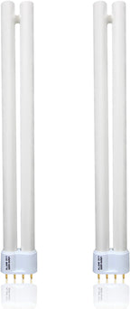 24W PL24-C Fluorescent Light Bulb Replacement for OttLite B24553 T40J34,Tpye C,PL-L 24W Fluorescent Light Bulbs,5500K Bright Natural Daylight,1300lm,2G11 Base - 2Pack