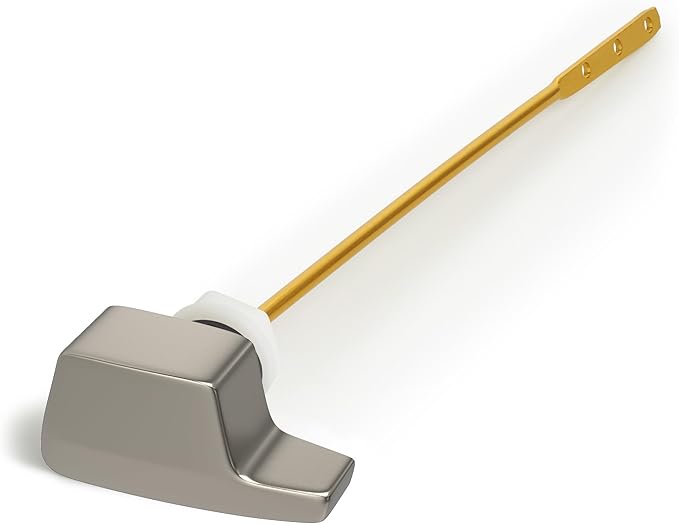 Qualihome Toto Toilet Handle Replacement Nickel THU004-CP - Side Mount Toilet Handle Tank Flush Lever - Nickel