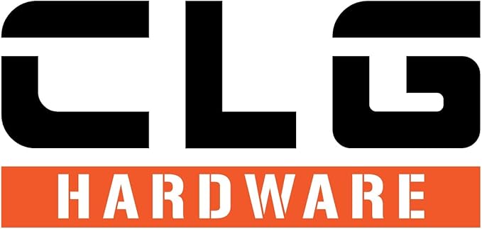 CLG HARDWARE Commercial Lever Door Lock - Heavy-Duty Locking Door Handle, Designer Door Handles, Cylindrical Lever Lock, Non-Handed Grade 2 Industrial Door Handle, 26D Satin Chrome, Entrance w/Clutch