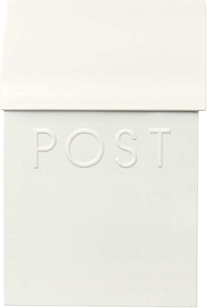 NACH Mailboxes for Outside Wall Mount, 15 x 10 x 4 inches, White Mailboxes for Outside, Waterproof Mailbox Wall Mount with Newspaper Holder - The Milano Mailbox