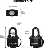 40mm Padlock with Key,Weatherproof Laminated Steel Locks with Keys,Heavy Duty Keyed Alike Padlocks for Outdoor Use,12 Pack