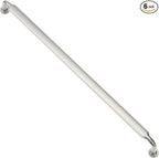 Alzassbg 6 Pack Brushed Satin Nickel Cabinet Handles, 12-1/2 Inch(320mm) Hole Centers Arch Modern Cabinet Pulls Kitchen Cabinets Hardware for Cabinets and Drawers AL3503SN