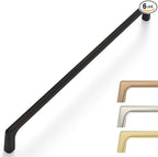 6 Pack Oil Rubbed Bronze Cabinet Pulls - 12.6 Inch Wardrobe & Cabinet Handles - Bronze Kitchen & Drawer Handle