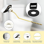 Toilet Handle Replacement Parts,Compatible with TOTO THU068#CP Trip Lvr for St743S,Premium Toilet Flush Handle,Side Mount Toilet Flush Tank Lever Handle for TOTO Toilet Tank