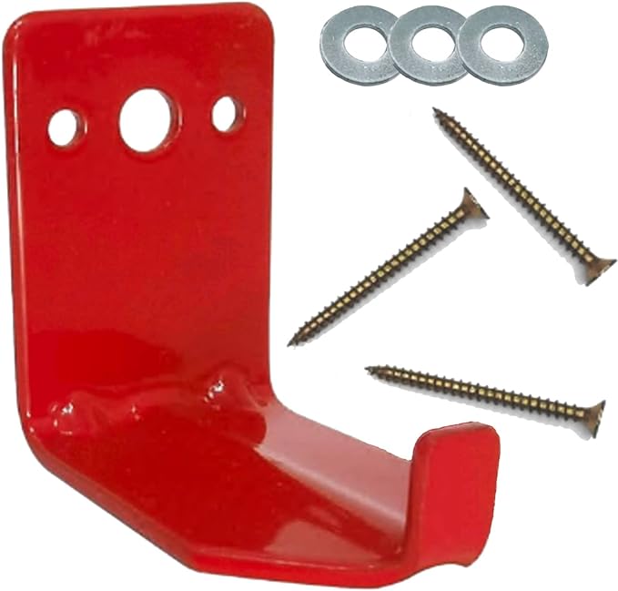 Fire Extinguisher Mount, Wall Hook, Fire Extinguisher Bracket up to 40 lbs Extinguishers, Suitable for Big and Small Fire (1 Bracket)