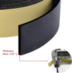 ToLanbbt High Density Foam Insulation Tape Adhesive Rubber Strip, Seal, Door Insulation Tape Weatherstrip, Waterproof, HVAC, Pipes, Foam Strips Air Conditioning, Weather Stripping (33Ft x 1/8" x 2")