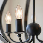 12-Pack 40W 110V Incandescent Candle Light Bulbs Dimmable Chandelier Light Bulbs, E12 B10 Clear Candelabra Base Bulbs for Pendants or Outdoor, Ceiling Fan, Fireplace, Wall Sconces