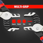 WORKPRO 3 Piece Groove Joint Plier Set, 12/10/8 Inch Adjustable Water Pump Pliers, Straight Jaw Pliers for Home Repair, Gripping, Nuts, Bolts, Pipe & Fittings