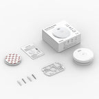 Jemay Smoke Detector Fire Alarms 10 Year Battery Operated with Photoelectric Sensor & Silence Button, 3V Battery Smoke Alarm Fire Detectors Easy to Install,UL217-9th Listed,10 Packs