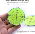 Convenient and lighterCircular Bubble Level Spirit l Measuring Instruments Tool Universal Protractor Tool （60X12mm）