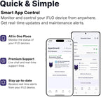 iFLO® Smart A/C Drain Line Cleaner and Drain Pan Cleaner Cartridge Concentrate, Fast-Acting, Long-Lasting HVAC System Solution for Tough Clogs & Buildup, 6-Month Supply per Bottle, 1 Pack of 36oz