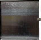 26GA Galvanized Drain Pan W/Connector & Hole-Rust-Free Made for Electric Water Heater & Air Conditioning Units Protects Floor from Water Damage, Easy to Install- 32"x32"x2"