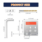 Generator Interlock Kit Compatible with Square D QO or Homeline 150 or 200 amp Panels, 1 3/8 inches Spacing Between Main and Generator Breaker，Use Portable Power Sources Safely During Power Outages
