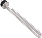 DERNORD 240V 4500W Tri-clamp Foldback Heating Element Stainless Steel Immersion Water Heater with 3-Wire Electrical Locking Plug (1.5 Inch Tri clamp)