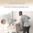 Yelanon Felt Furniture Pads -60 Pcs Premium Felt Pads for Chair Legs Furniture, Floor Protectors for Hardwood Floors, Brown