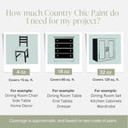 Country Chic All-in-One Chalk Paint for Furniture, Cabinets, Home Decor, Eco-Friendly, Matte Finish, Built-In Primer & Top Coat for Wood, Metal - Sage Advice (Sage Green) - Pint 16 oz (475 ml)