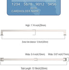 FILTA Cabinet Handles 12.6 Inch 6 Pack Brushed Nickel Cabinet Pulls for Kitchen Metal Drawer Pulls Modern Cabient Hardware Cupboard Handles