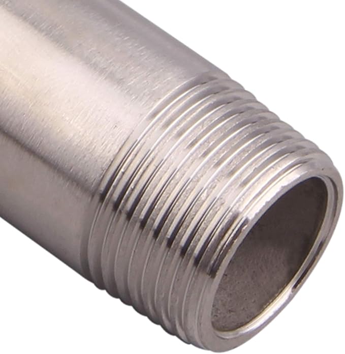 3/4" X 3/4" NPT Male Nipple Stainless Steel 304 Cast Pipe Coupling fitting 4" Length