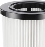 DCV580H DCV581H Vacuum Replacement Filter for DEWALT 20V MAX Wet/Dry VAC DCV580H (Cordless) DCV581H DCV5801H Portable Shop Vac Vacuum 2 Gallon Tank Capacity, Washable and Reusable Hepa Filter, 1 Pack