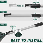 SOYUS Artificial Turf Rake Carpet Rake, Hand Rakes with Adjustable Handle Steel 32 to 52 inches for Artificial Grass and Lawn Leaf Removal, Carpet Rakes, Pet Hair Removal