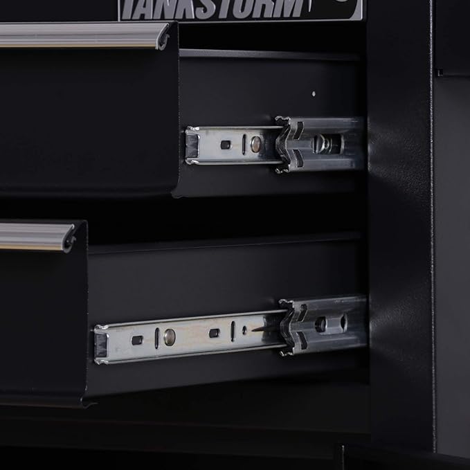 Tool Chest Heavy Duty Cart Steel Rolling Tool Box 5 Drawer Cart (TZ35-BK)