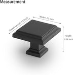 10 Pack Matte Dark Gunmetal Gray Cabinet Knobs Drawer Knobs Modern Cabinet Pulls Kitchen Cabinet Handles Kitchen Cabinet Hardware Timeless Drawer Pulls for Dresser Cupboard Wardrobe, Gray(1x10)