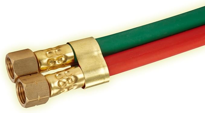 1/4" x 50' Twin Welding Hose – Meets RMA/CGA Standards for Grade R, Type D)
