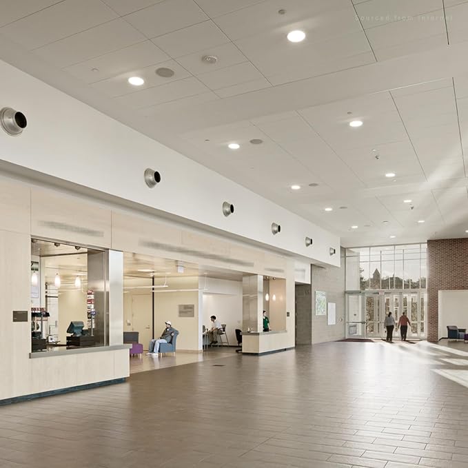 TORCHSTAR 8 Inch Ultra-Thin LED Recessed Ceiling Light with Junction Box, 4000K Cool White, 18W High Brightness Dimmable Slim Canless Wafer Downlight, ETL & ES, Pack of 6