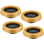 Marsui 4 Pack Toilet Wax Ring Thick Toilet Bowl Wax Ring Gasket for Toilet Bowl Toilet Wax Ring Seal for 3-inch/4-inch Waste Line-Gas, Odor and Watertight Seal