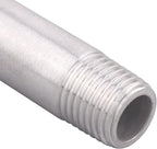 1/4" X 1/4" NPT Male Nipple Stainless Steel 304 Cast Pipe Coupling Fitting 2" Length (pack of 2)