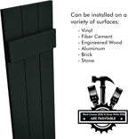 Board & Batten Vinyl Shutters (1 Pair) | 11"x31" (3-Board) - Heathered Spruce | Exterior Window Shutters | Includes Mounting Hardware | Simple Installation | Made in USA