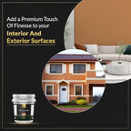 EVOLVE Signature Paint & Primer: Luxury Paint & Primer for Indoor & Outdoor Surfaces, Minimal Odor, Satin Sheen (Luxury Tan, 5 Gallon)