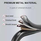 Valeo 3 Step Ladder with Handrails,500 Lbs Capacity,Folding Step Stool Ladder with Attachable Tool Bag,Lightweight & Storage Step Ladder 3 Step Folding,Multi-use for Home,Kitchen,Office,Black