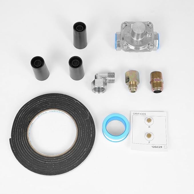 Empava 12" Gas Stove Cooktop with 2 Italy Sabaf Sealed Burners NG/LPG Convertible in Stainless Steel, 12 Inch