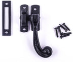 Renovators Supply Manufacturing Window Sash Lock 3.75 in. Wrought Iron Traditional Window Locks with Mounting Hardware (Pack of 4)